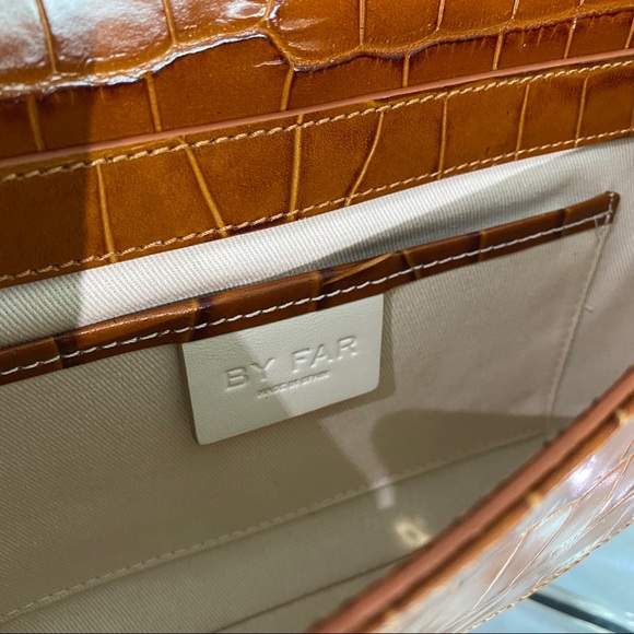 By Far Miranda Tan Croco Embossed Leather - Picture 6 of 7